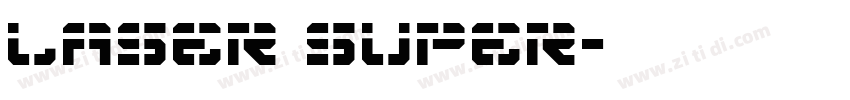 Laser Super字体转换
